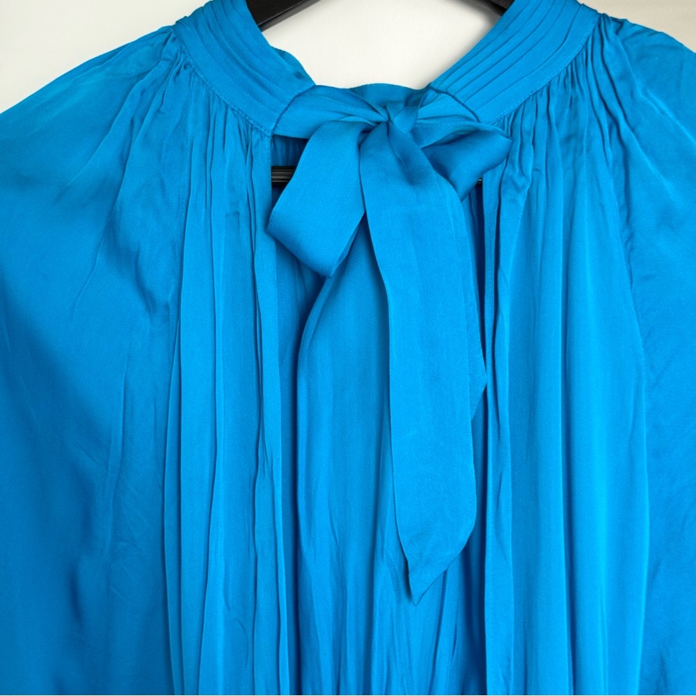 Rhode Mai Gathered Open-Back Crepe Midi Dress. Retail price: $435. XS size. - Picture 8 of 16